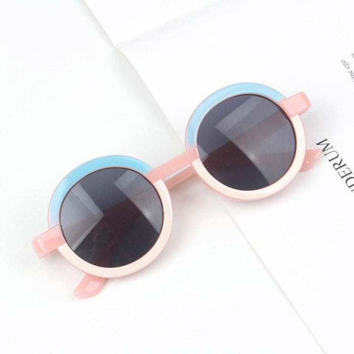 Children's Sunglasses New transparent colour matching glasses