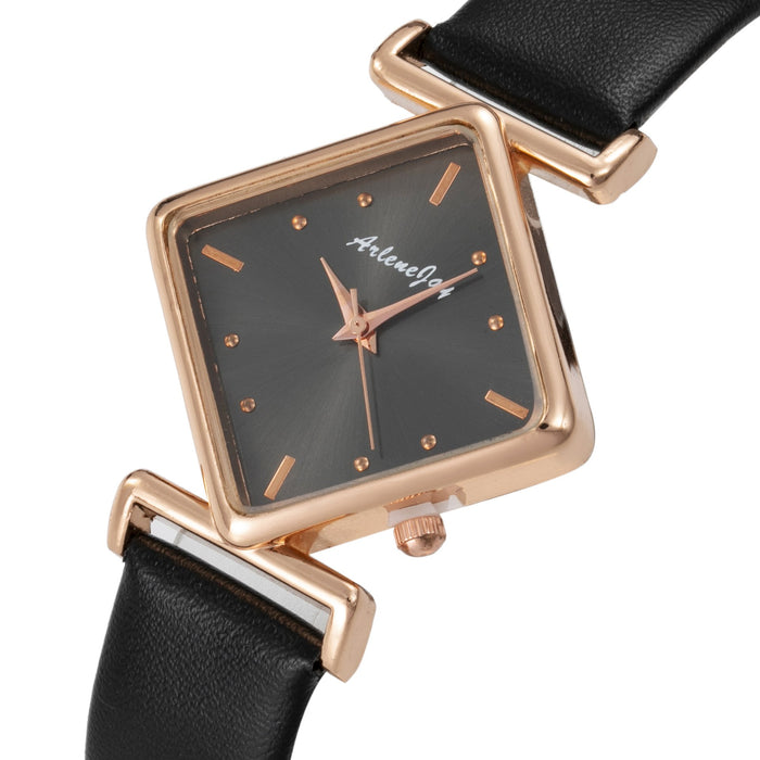 Fashion Women Wristwatch Leather Band Quartz Casual Clock LLZ20020