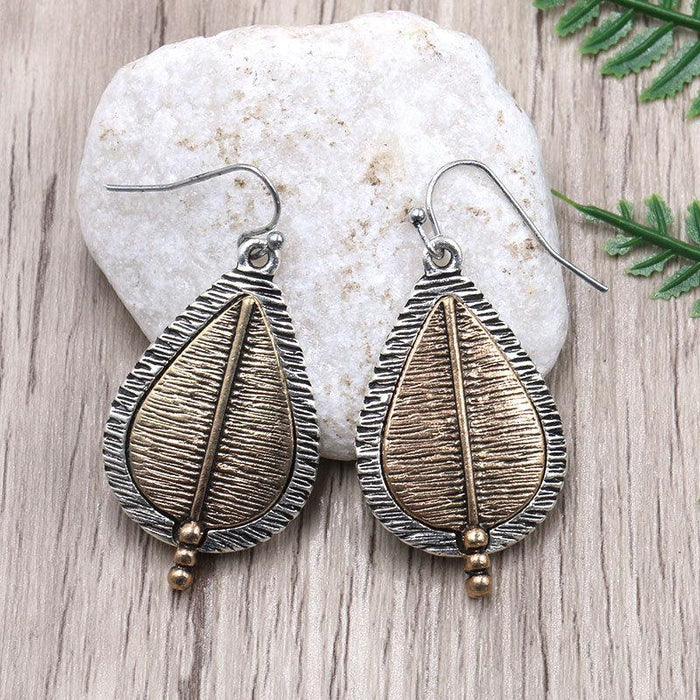 Vintage Fashion Drop Shaped Personalized Multi-layer Alloy Earrings