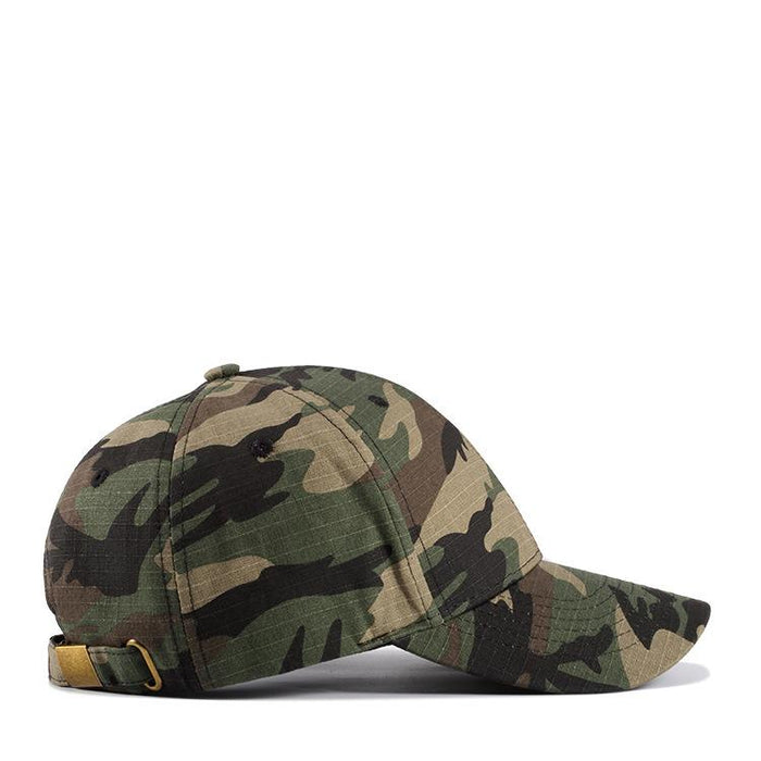 New Camouflage Solid colour Outdoor Baseball Cap Duck Tongue Cap