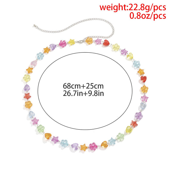 New colourful Flower Waist Chain Women's Body Chain