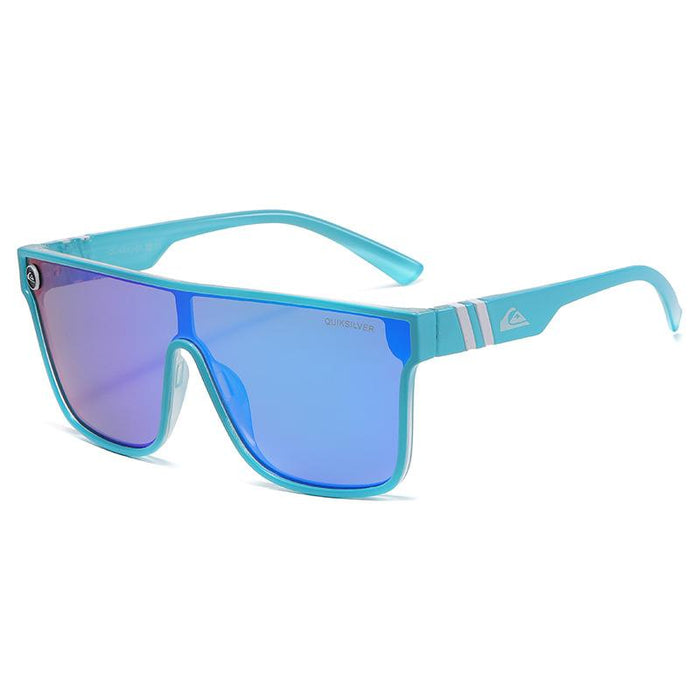 Sunglasses men's one-piece anti ultraviolet glasses