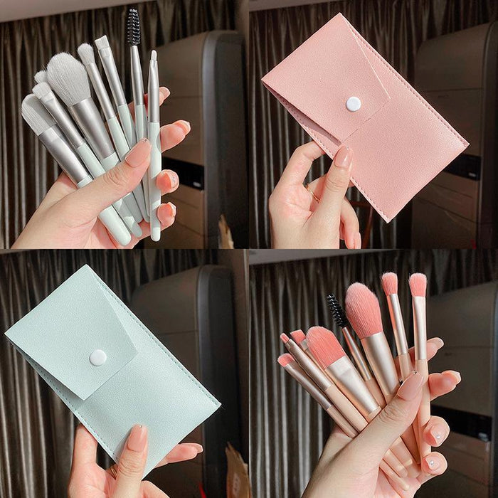 8pcs/set Portable Makeup Brush Set