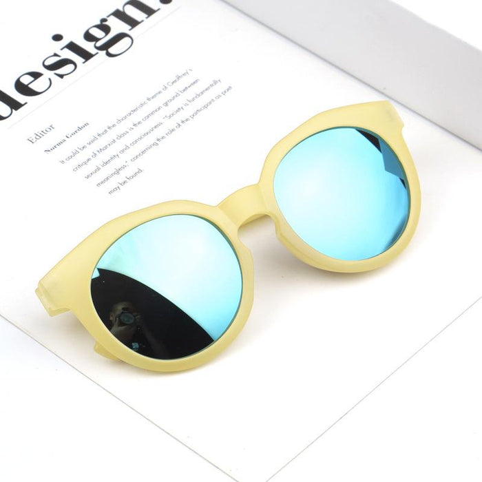 colourful reflective lenses for children's Sunglasses