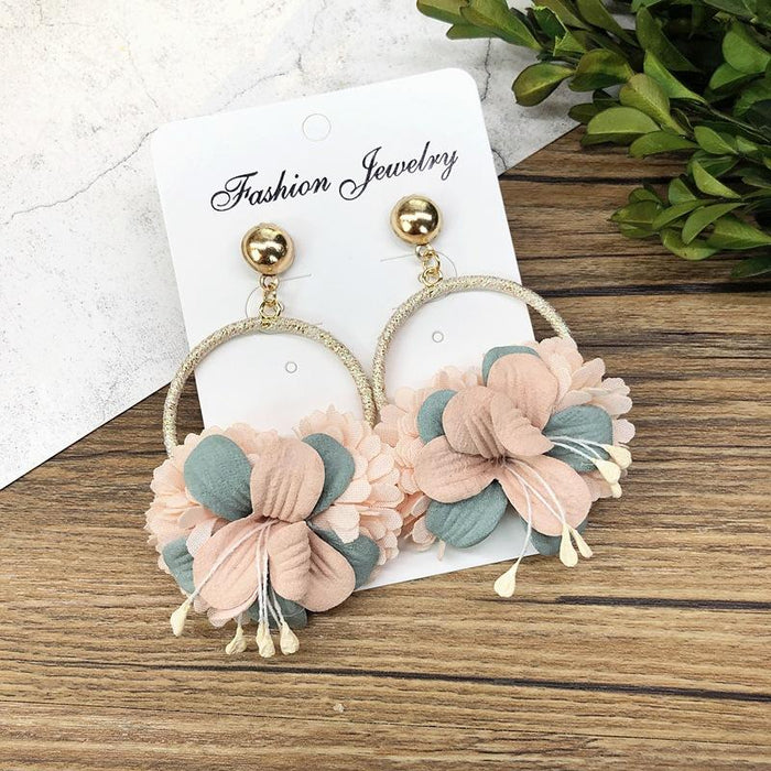 Multi Style Handmade Flower Earrings