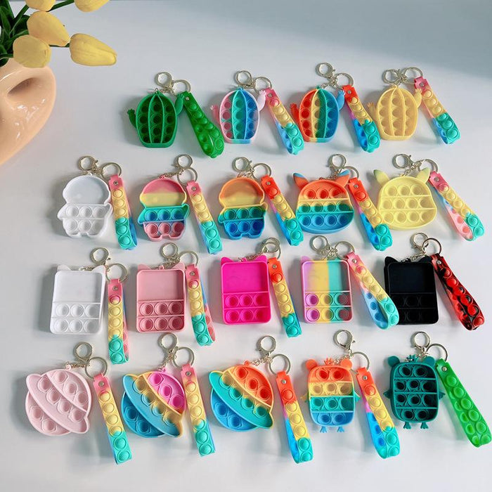 Bag decoration decompression toy key chain