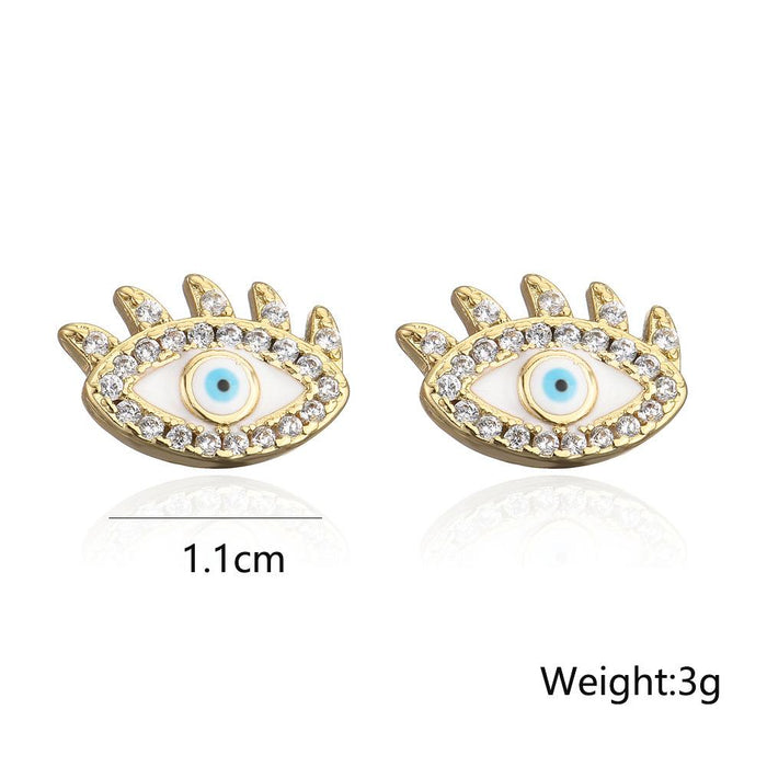 Creative Personality Oil Drop Magic Eye Female Earrings