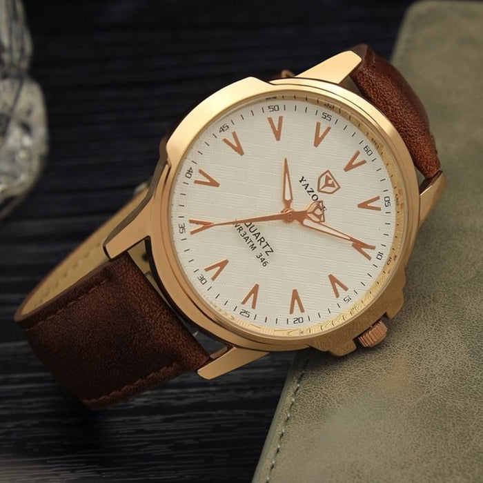 Famous Yazole Wrist Watch Men Wristwatch Male Clock Hodinky Quartz-watch