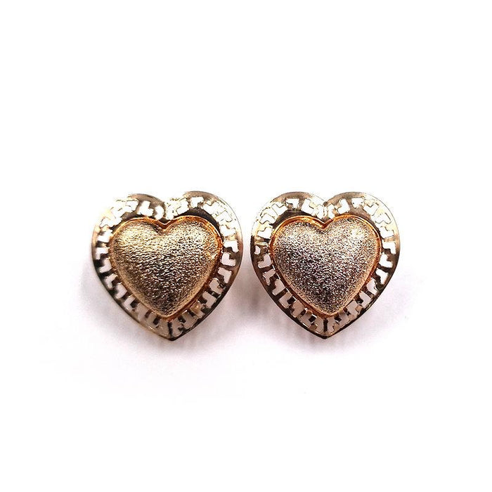 New Vintage Fashion Creativity Exaggerated Gold Earrings Jewelry