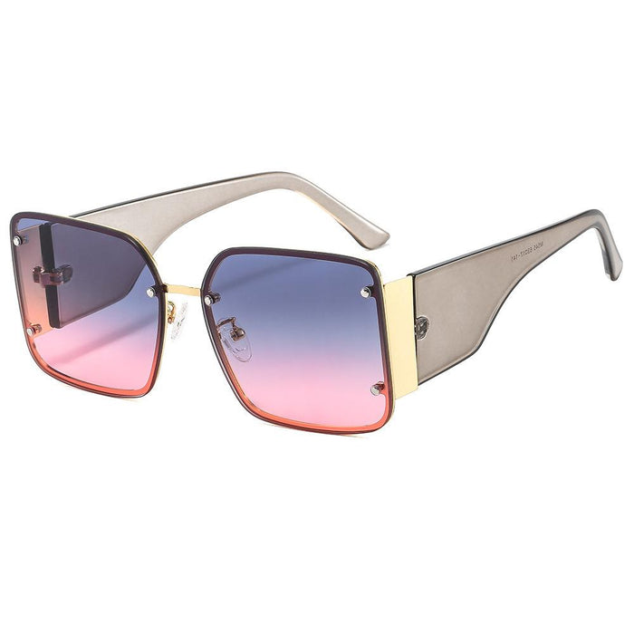 Square metal sunglasses