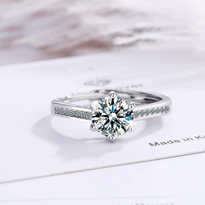 New Fashion Personalized Zircon Ring Proposal Ring