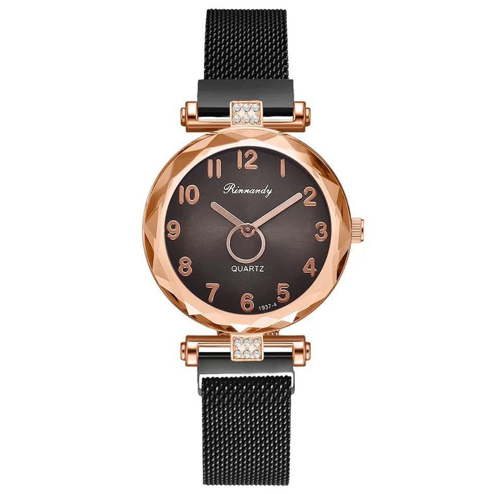 Simple Alloy Mesh Belt Women's Quartz Watch Llz22222