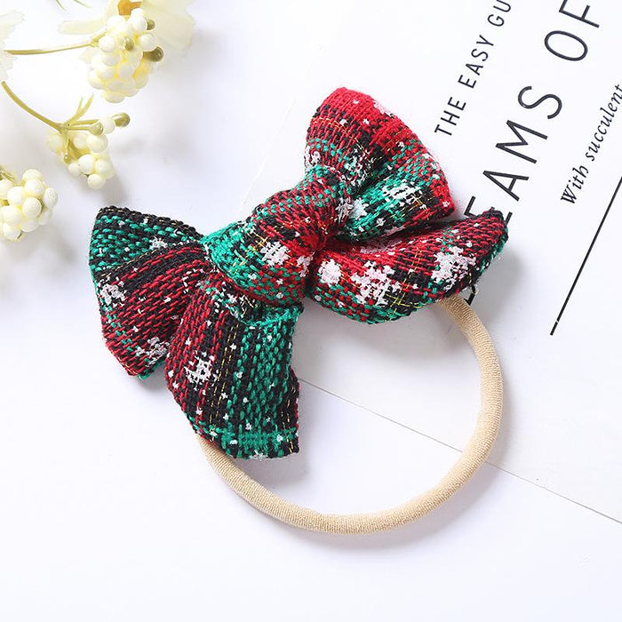 Children's Hair Tie Christmas Bow Hair Accessories