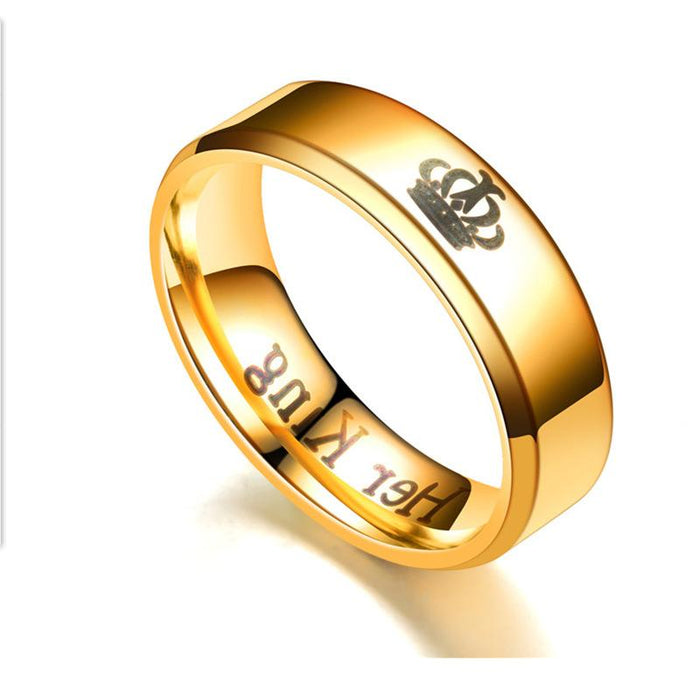 Stainless steel couple ring