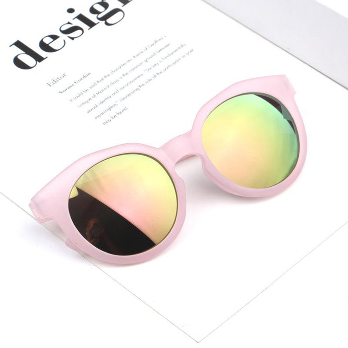 colourful reflective lenses for children's Sunglasses