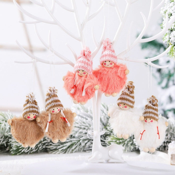 Christmas Decorations Wool Hat Doll Christmas Tree Ornaments