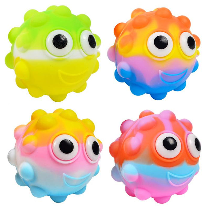 Ball decompression toy vent ball silicone eye bubble ball