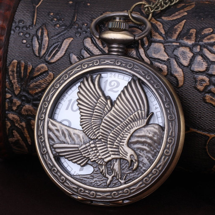 Large Eagle Wingless Vintage Pocket Watch Ll3732