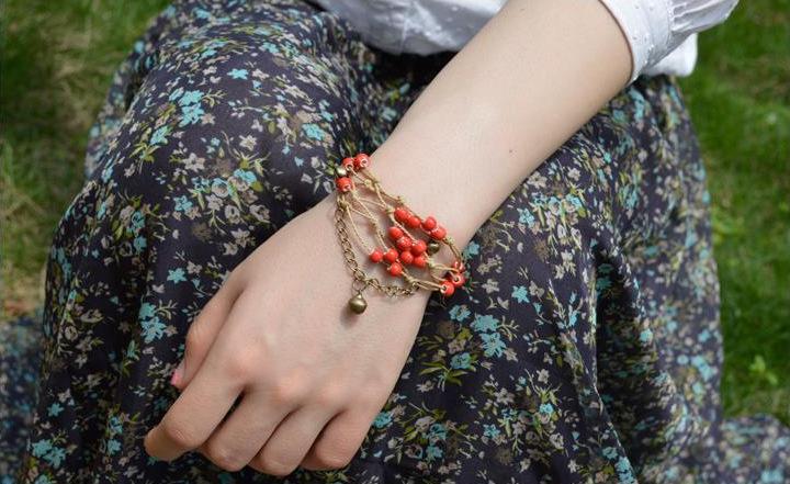 Bohemia Handmade Ceramic Woven Bracelet