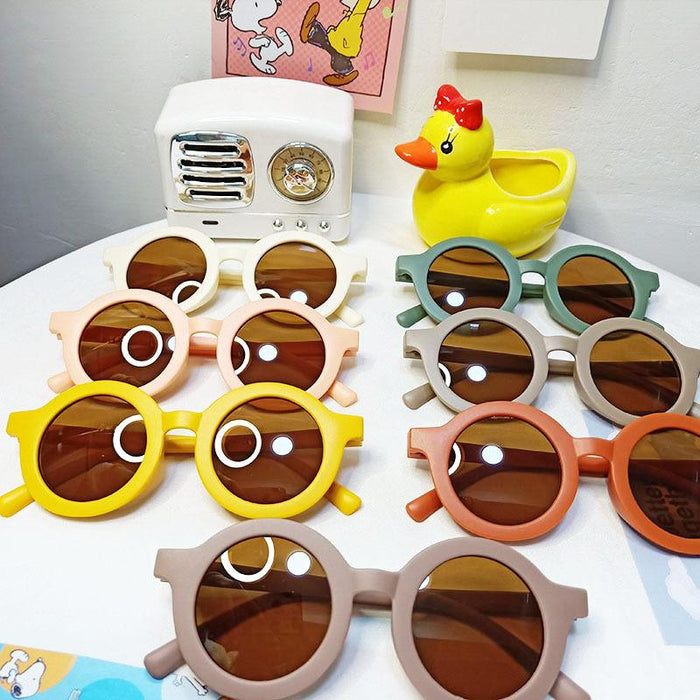 Fashionable Round Frame UV Proof Children's Sunglasses