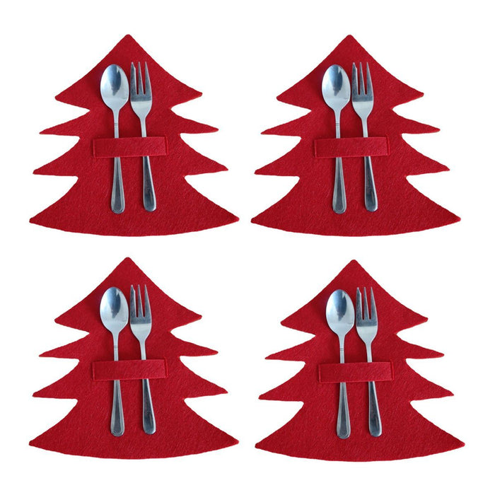 4PCS 44 Styles Christmas Knife and Fork Holder