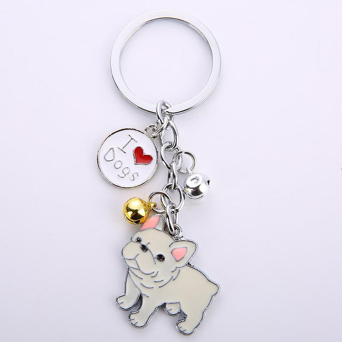 Creative Pet Dog Metal Keychain