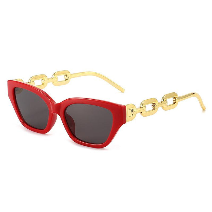 Chain hip hop square Sunglasses