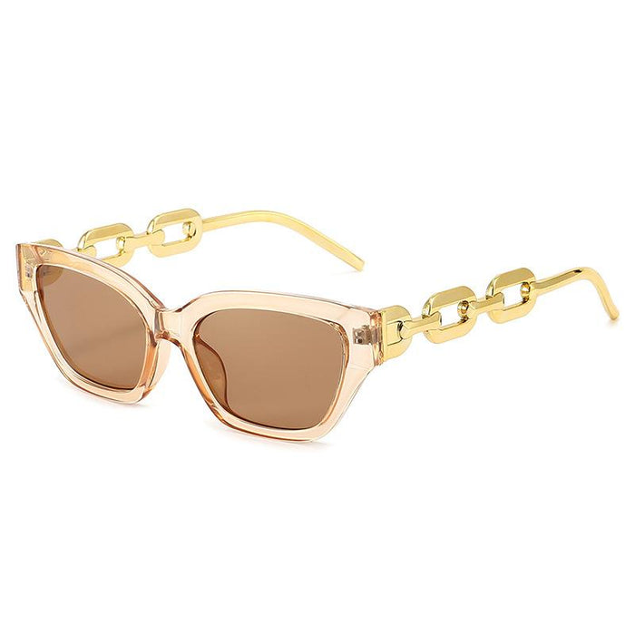 Chain hip hop square Sunglasses