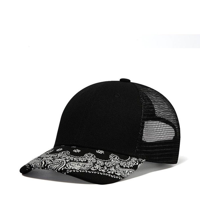 New Cashew Flower Baseball Cap Street Fashion Mesh Cap