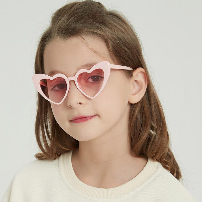 Children's Sunglasses peach heart Sunglasses