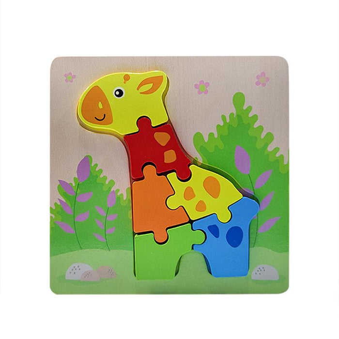 Children's Puzzle Wood Puzzle Building Block Toy