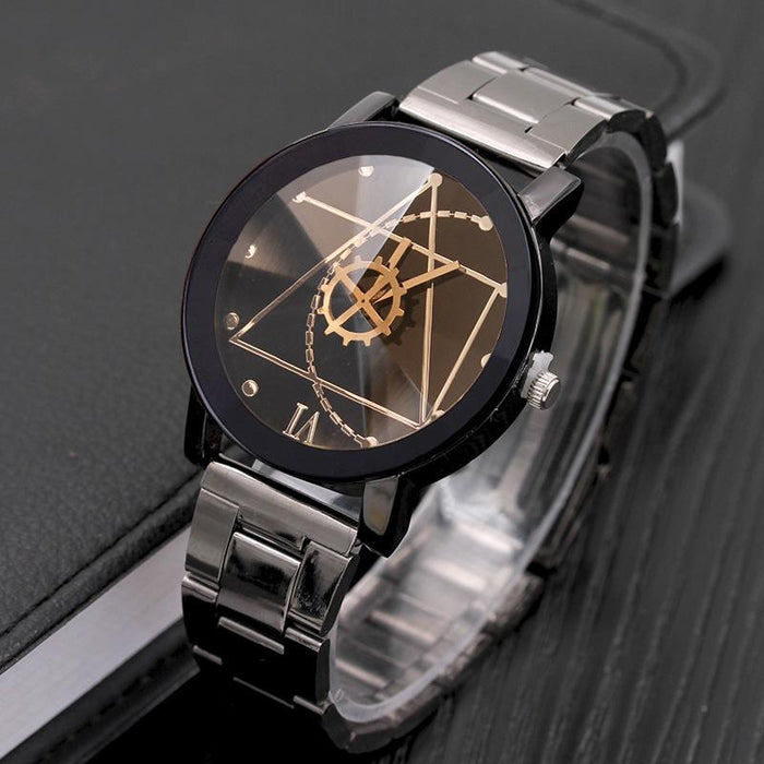 Fashion Stainless Steel Watch for Man Quartz Wrist Watch