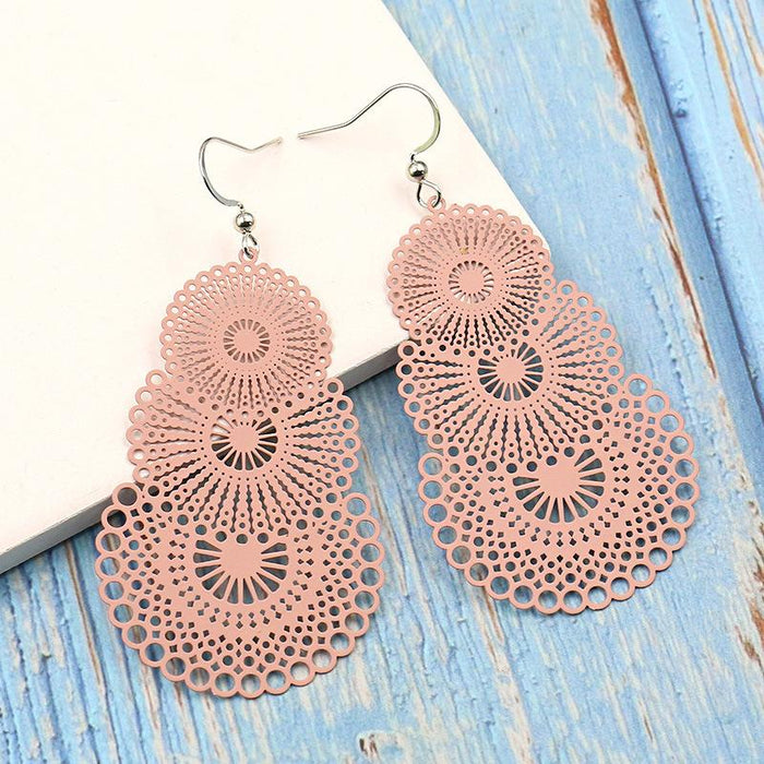 Boho Pattern Fashion colourful Earrings