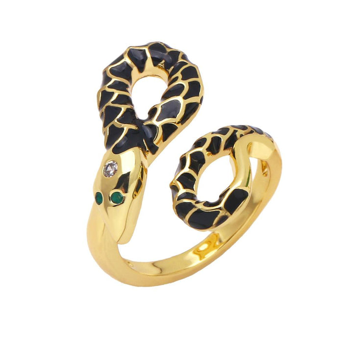 New Personalized Animal Snake Ring