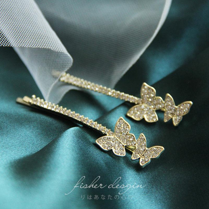 Rhinestone alloy clip