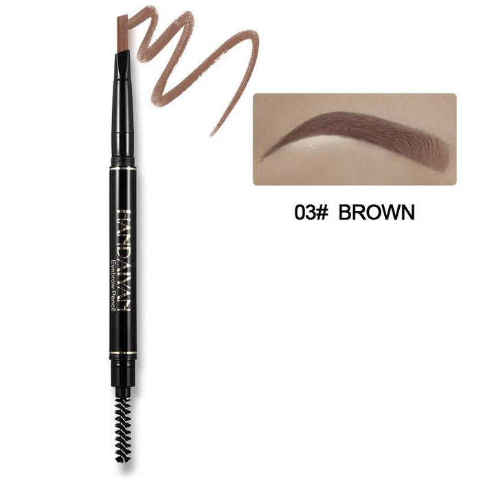 5-colour automatic rotary double head eyebrow pencil