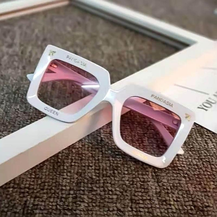 Children's Sunglasses personality box colorful reflection