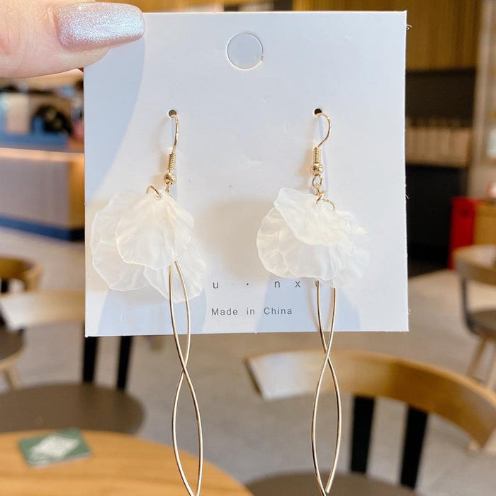 Fringed exaggerated earrings