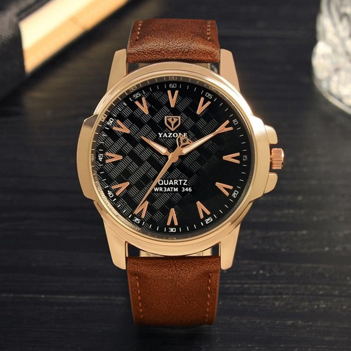 Famous Yazole Wrist Watch Men Wristwatch Male Clock Hodinky Quartz-watch