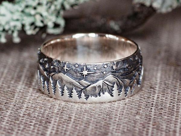 Fashion couple Vintage creative ring