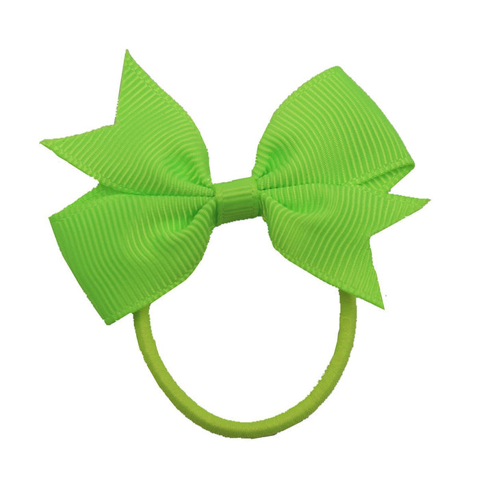 2PCS Children's jewelry bow elastic band