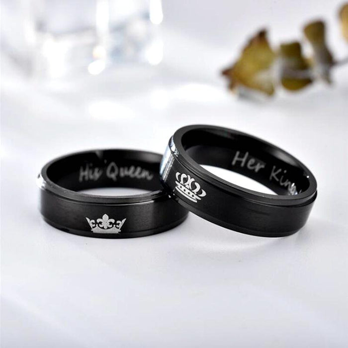 Stainless steel couple ring