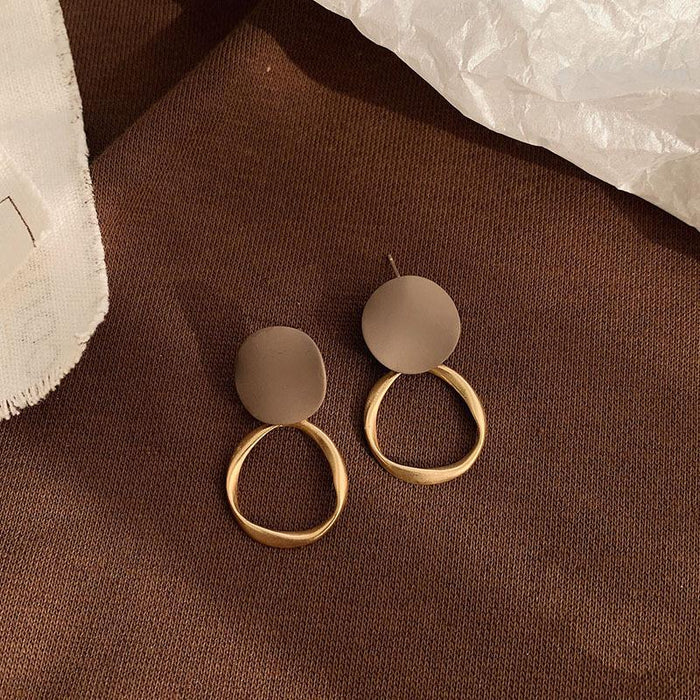 New Retro Bow Simple Design Women's Earrings