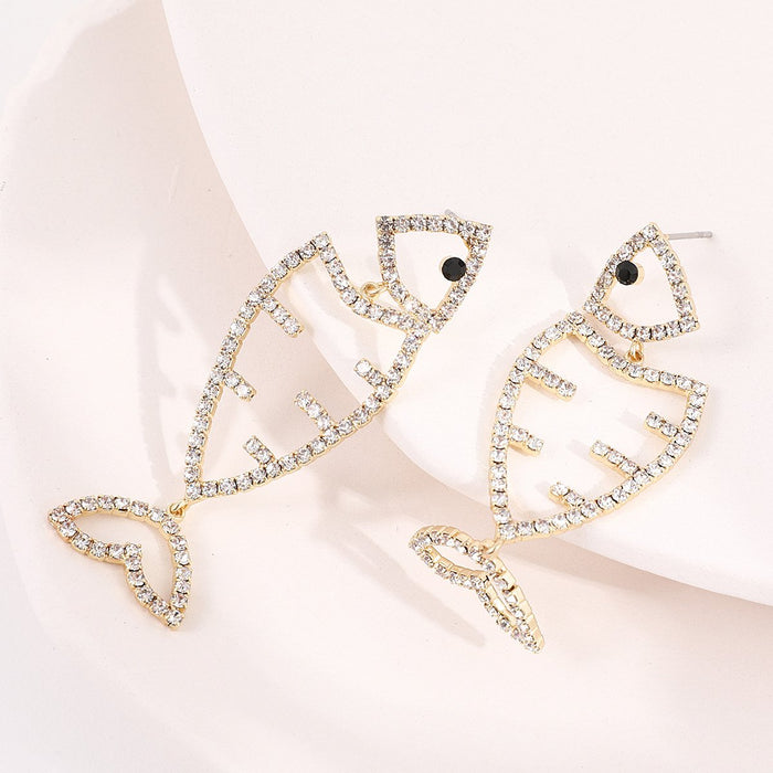 Fashion Personality Popular Small Fish Female Earrings