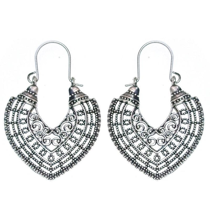 Ethnic Style Female Bohemian Court Style U-shaped Earrings Jewelry