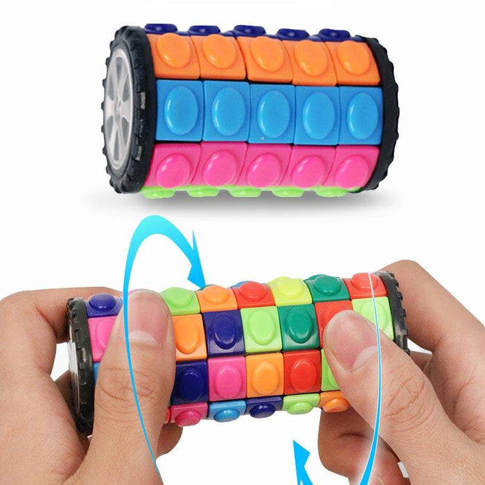 Rubik's cube stress reducer intelligence fingertip toy