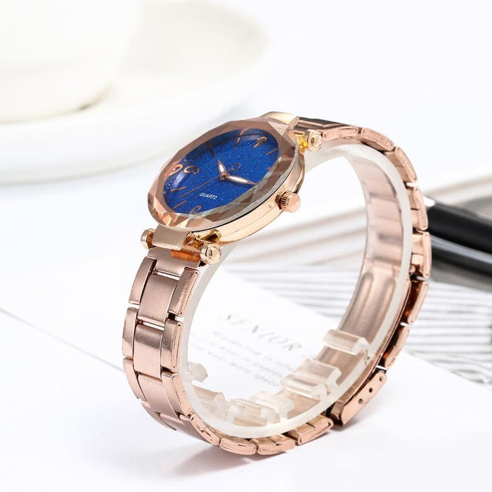 Women Quartz Classic Ladies Mujer Metal Wristwatch