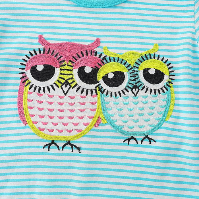 Children's set short sleeved knitted T-shirt set