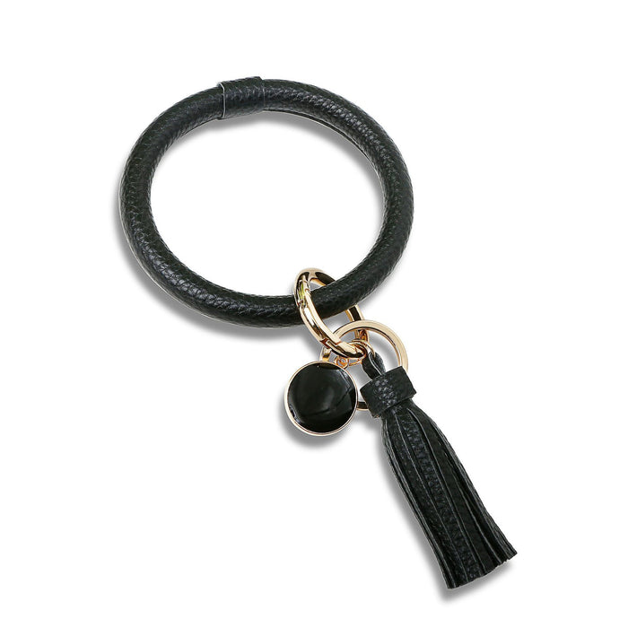 New Bracelet Key Chain Pu Tassel Bracelet Pendant