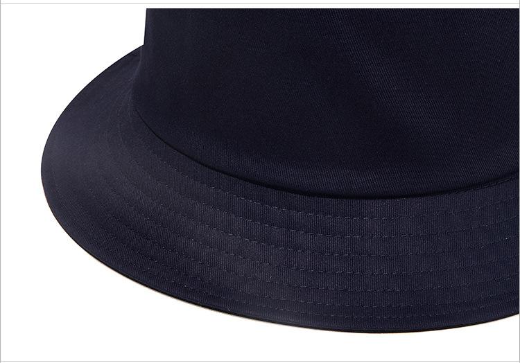 New Solid Color Double-sided Fisherman Hat Sun Hat